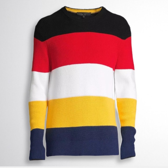 Rag & Bone Oversized Striped Sweater Sz. Small - Picture 2 of 6